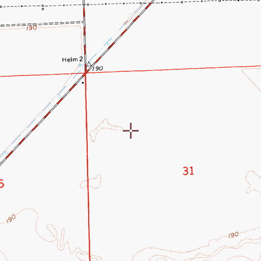 Topographic Map of Westside Ranch Dairy, CA