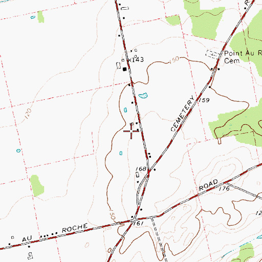 Topographic Map of Clearfield Farm, NY