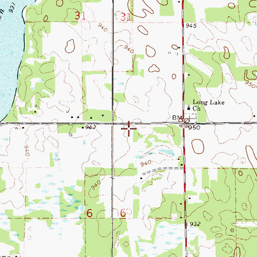 Topographic Map of School Number 25 (historical), MN