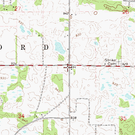 Topographic Map of School Number 17 (historical), MN