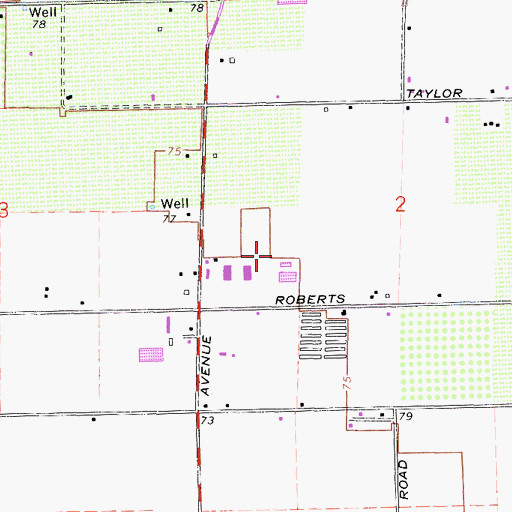 Topographic Map of Double D Dairy, CA