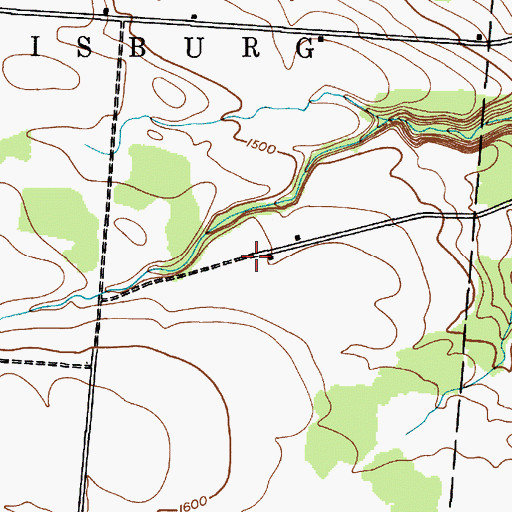 Topographic Map of Northern Quest Farm, NY