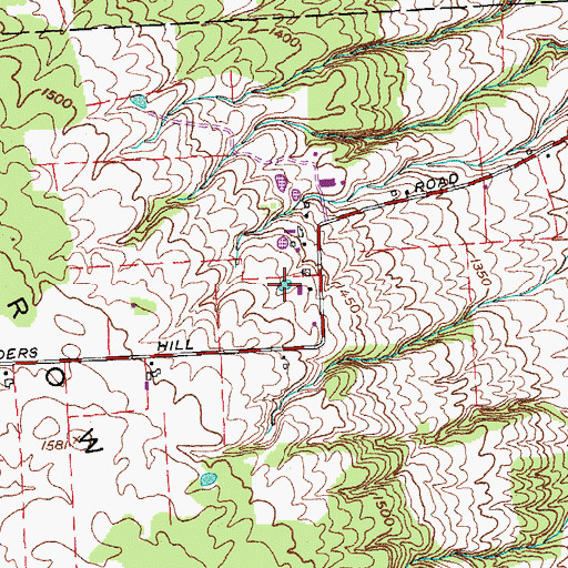 Topographic Map of Vista View Farms, NY