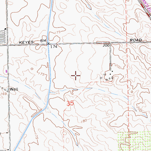 Topographic Map of Haringa Dairy, CA