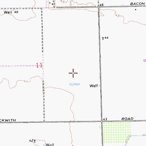 Topographic Map of Val Martins Dairy, CA