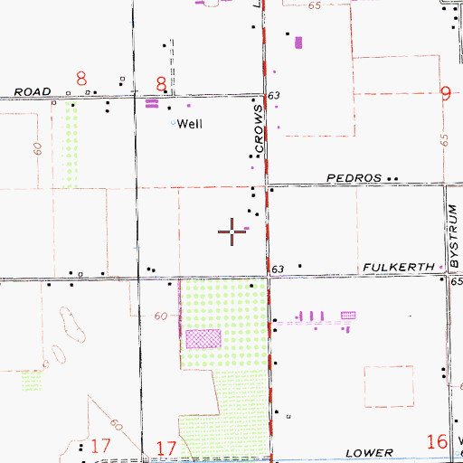 Topographic Map of El Katrina Dairy Farms Number 1, CA