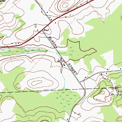 Topographic Map of Skiff's Dairy Farm, NY