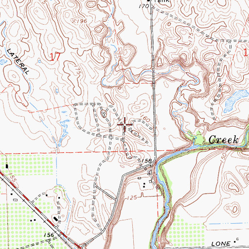 Topographic Map of Foster Poultry Farms, CA