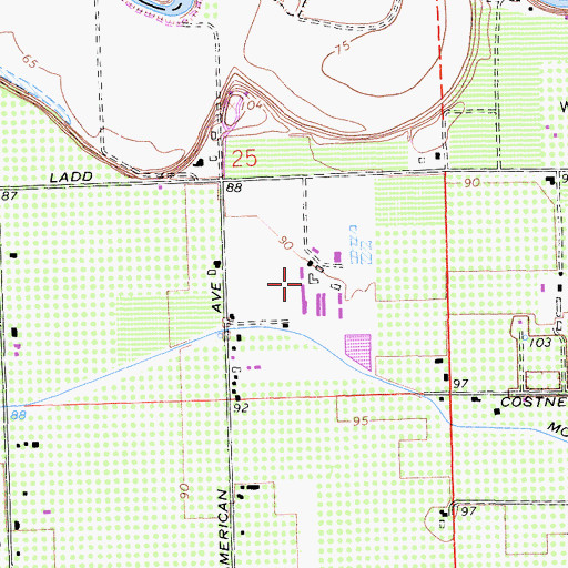 Topographic Map of Rocking S Dairy Number 2, CA