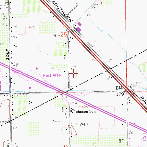 Topographic Map of T J Ranch Duck Farm, CA