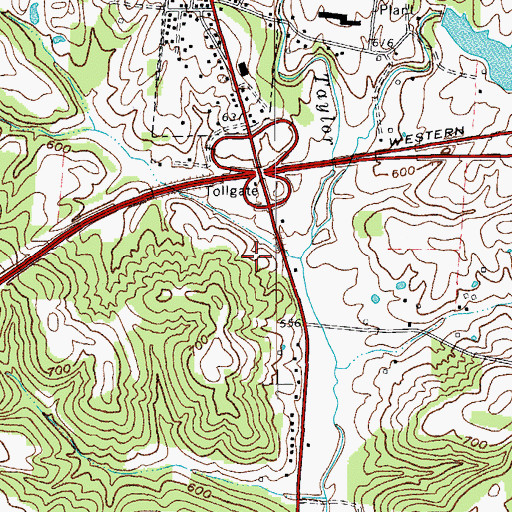 Topographic Map of Victory Heights Fellowship, KY