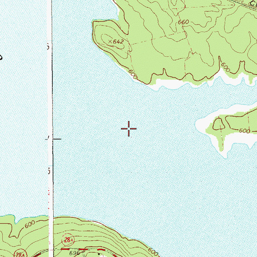Topographic Map of Ashokan Reservoir East Basin, NY