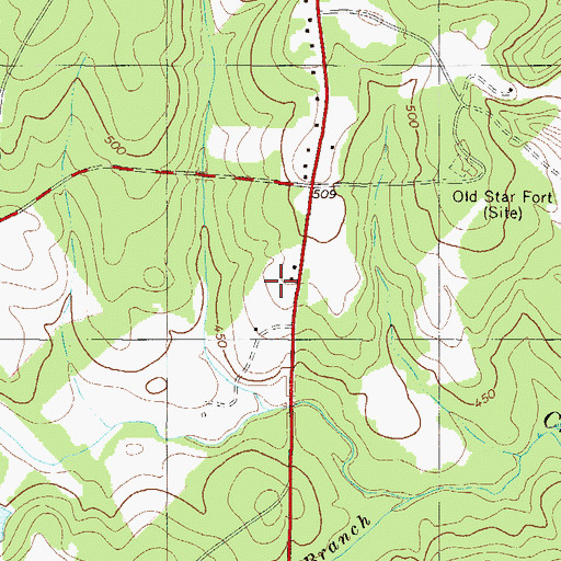 Topographic Map of Forrest Hereford Farm, SC