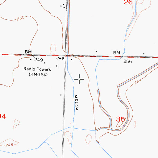 Topographic Map of Atsma - Cameron Dairy, CA