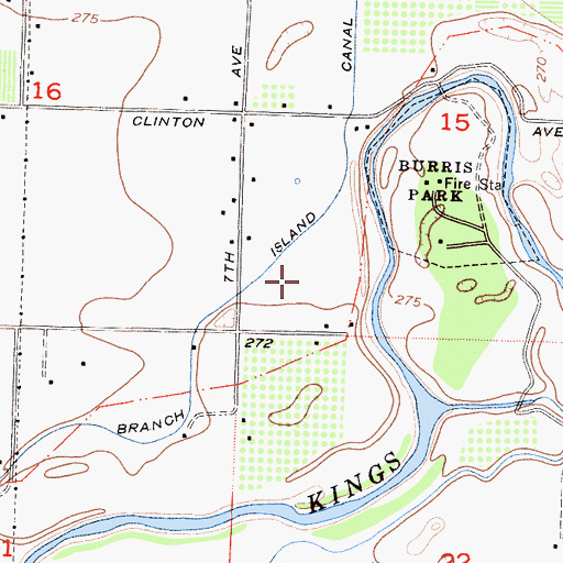 Topographic Map of Dias and Dias Dairy Complex, CA