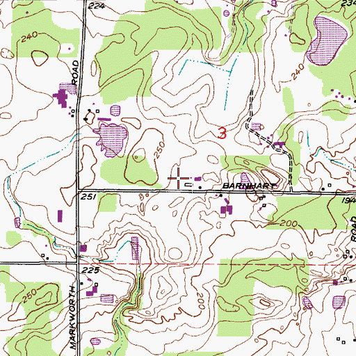 Topographic Map of Swede Hill Farm, WA