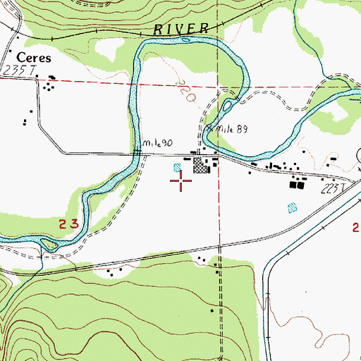 Topographic Map of Kesting Dairy, WA