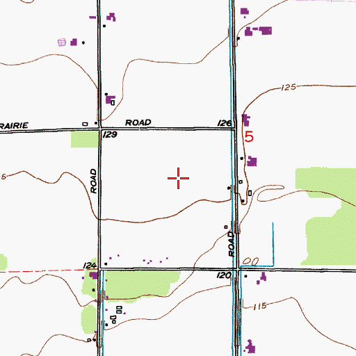 Topographic Map of Edaleen Dairy, WA