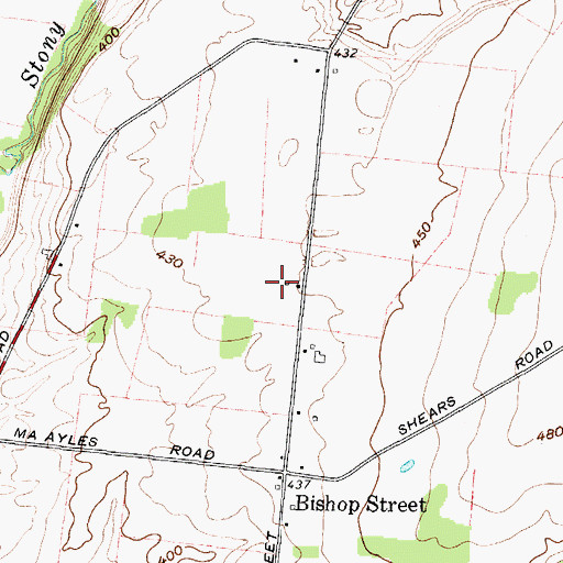 Topographic Map of Deer Run Dairy, NY