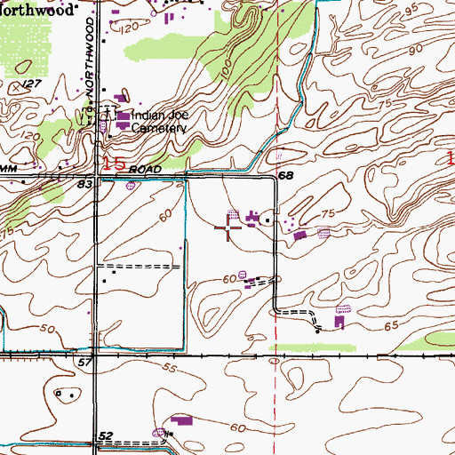 Topographic Map of Maple View Dairy, WA