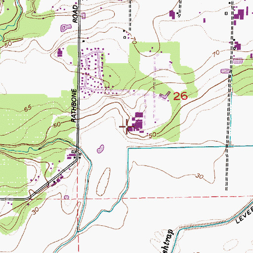 Topographic Map of Countryside Dairy, WA