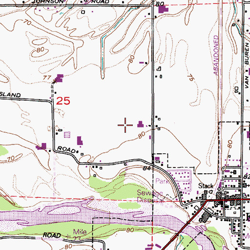 Topographic Map of Bri Lon Dairy, WA