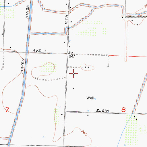 Topographic Map of Lu-Ar Dairy, CA