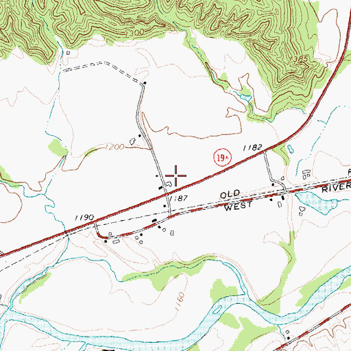 Topographic Map of Riverland Dairy Farms, NY