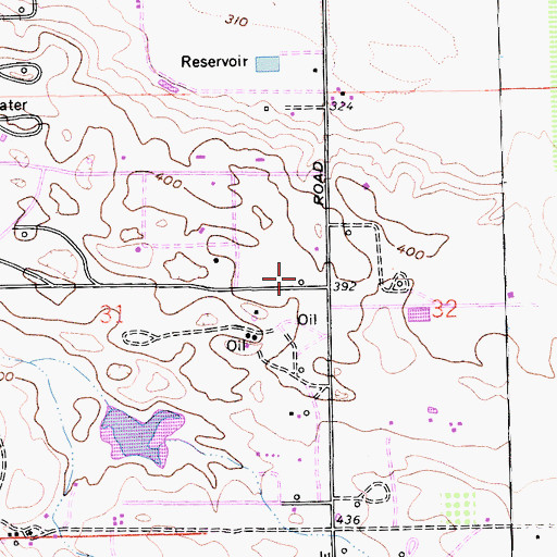 Topographic Map of Fletcher Farms, CA