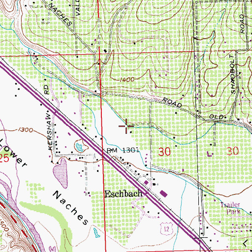 Topographic Map of Dobie Orchard, WA