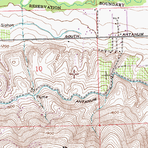 Topographic Map of Wilkinson Orchards, WA