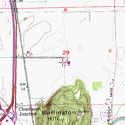Topographic Map of Wolters Dairy, WA