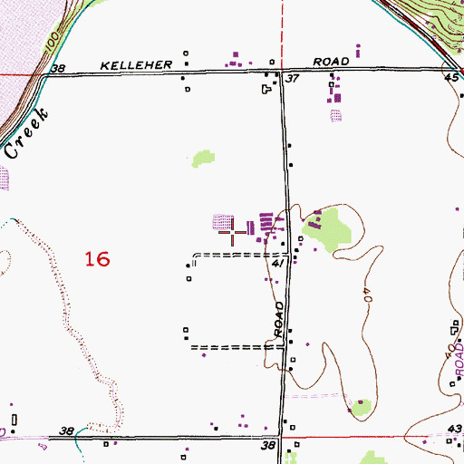 Topographic Map of De Boer Dairy, WA