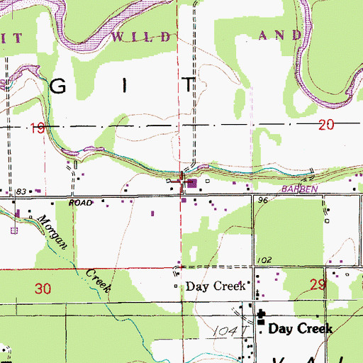 Topographic Map of Sundstrom Dairy, WA