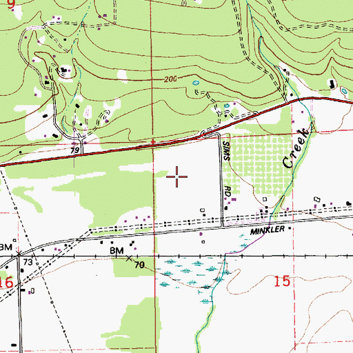 Topographic Map of Hemlock Highlands, WA