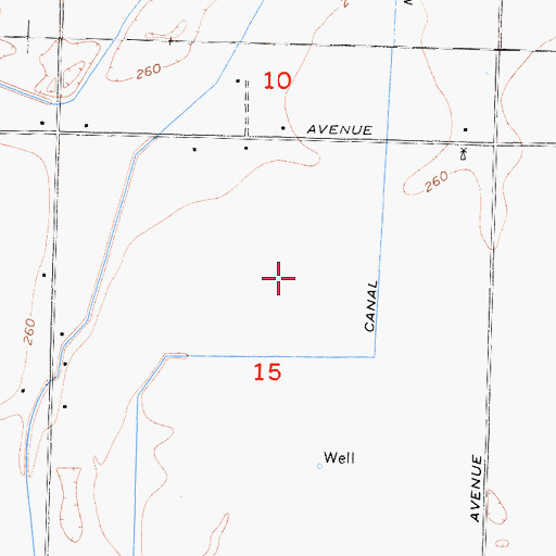 Topographic Map of Flint Dairy, CA