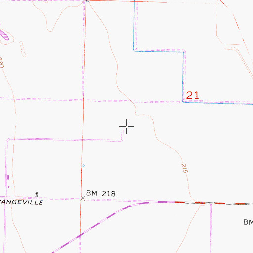 Topographic Map of Lima Dairy, CA