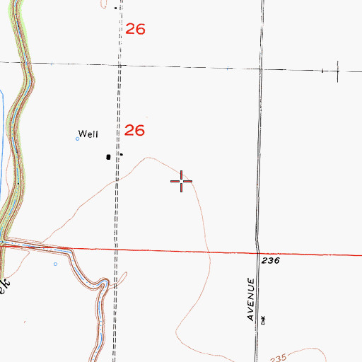 Topographic Map of Valley View Farms Dairy, CA