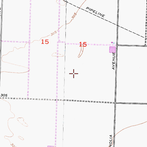 Topographic Map of Aukeman Dairy, CA