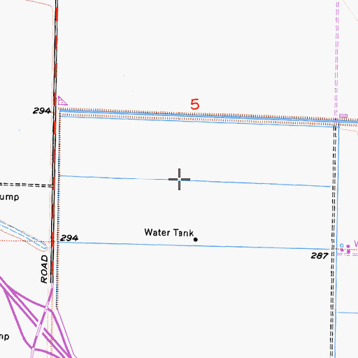Topographic Map of Bidart Dairy, CA