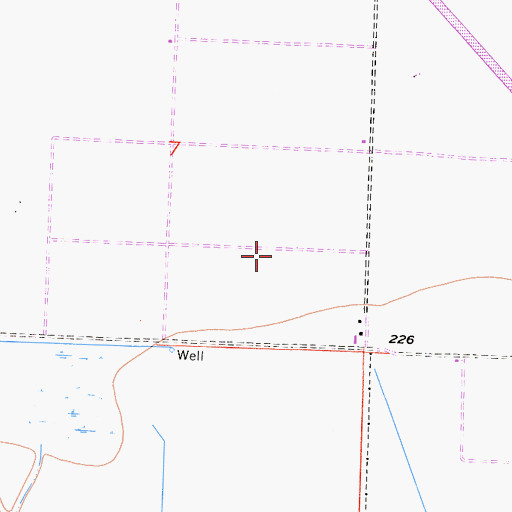Topographic Map of Boschma and Sons Dairy, CA