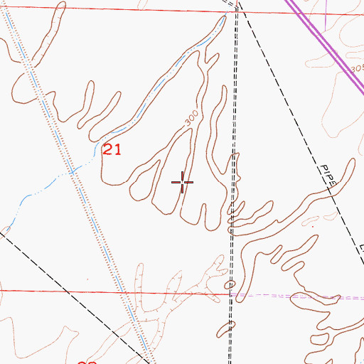 Topographic Map of Emerald Dairy, CA