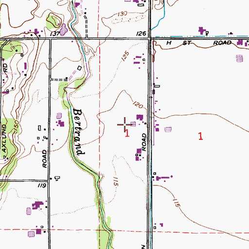 Topographic Map of Fresh Breeze Organic Dairy, WA