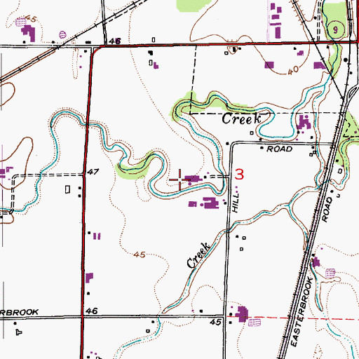 Topographic Map of Van Weerdhuizen Dairy, WA