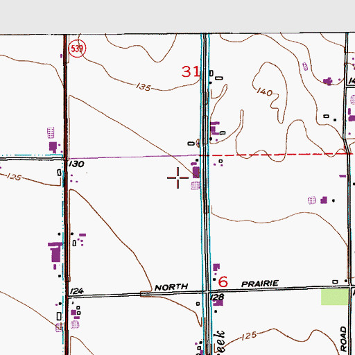 Topographic Map of Schefferlyn Dairy, WA