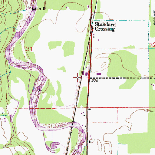Topographic Map of Kalsbeek Dairy, WA