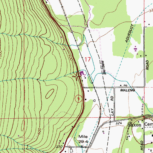 Topographic Map of Shetler Dairy, WA