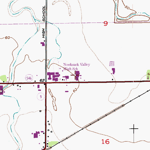 Topographic Map of Marmel Dairy, WA