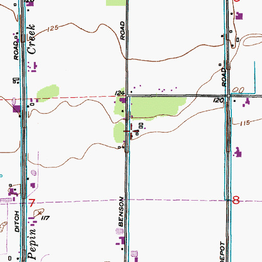 Topographic Map of Ha Lo Dairy, WA