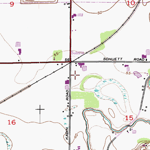 Topographic Map of O K Dairy, WA